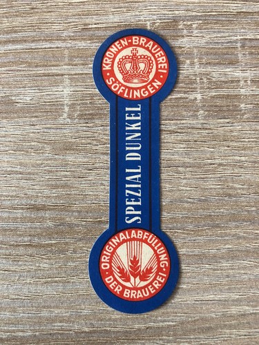 Bieretikett kronenbrauerei - bieretikett,