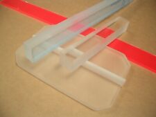 Plexiglas Acrylglas Vierkantstab Stäbe Leiste Klar Gardine Camping Vierkant FL24