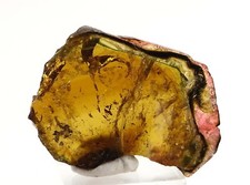 Multi color Turmalin Scheibe