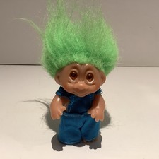 Vintage Dam Troll grüne Haare