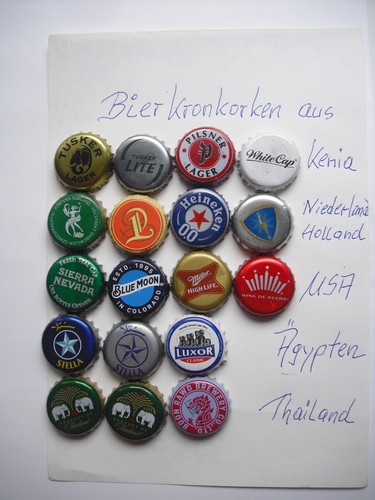 Bierkronkorken aus