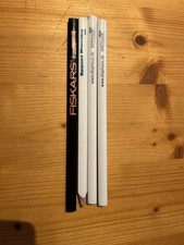 4 Baustifte Zimmermannsstift Bleistifte Fiskars Hamann Diephaus unbenutzt !
