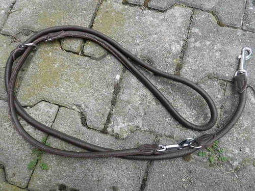 Hundeleine elchlederleine - hundeleine,