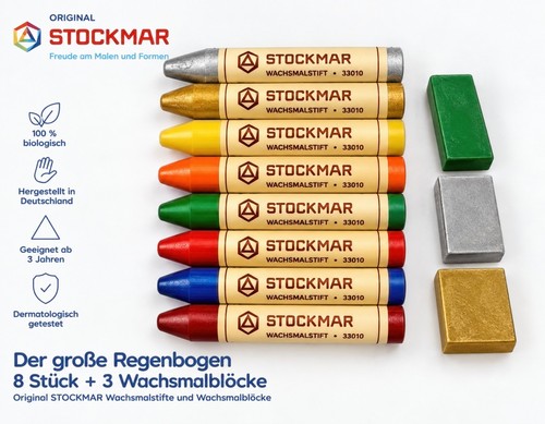 Stockmar wachsmalstifte set - wachsmalstifte, 8