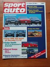 Sport Auto 02/1991 Opel Omega