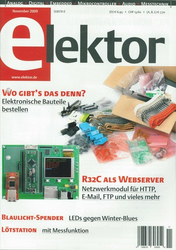 Elektor heft november 2009 - elektor,