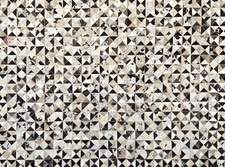 Leder Teppich 160x230 cm 100%