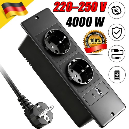 Versenkbare 2 fach - 4-in-1,
