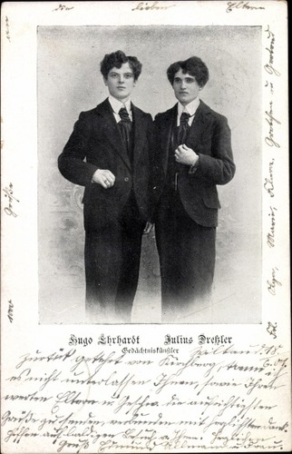 Foto gedächtniskünstler - ak,