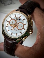 SAINT HONORE PARIS Coloseo Herrenuhr / braucht Service!