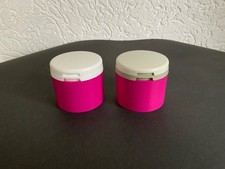 Tupperware 1308 Kräuterliesel Streuer Salz- und Pfefferstreuer pink TOP Zustand
