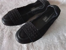 Kennel & Schmenger Ballerinas Gr. 37.5 Schwarz Wildleder Ohne Karton NP 199 EUR