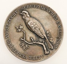 Vogelzucht Medaille Silber 990