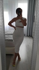 Zara kleid weiß - kleid, weiß,