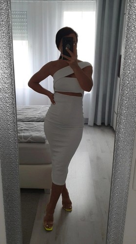 Zara kleid weiß - kleid, s