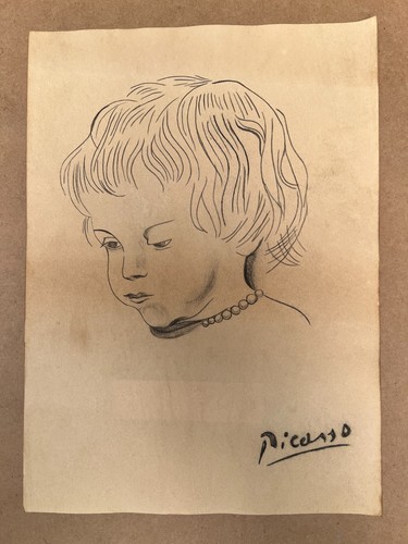 Pablo picasso zeichnung auf - picasso,
