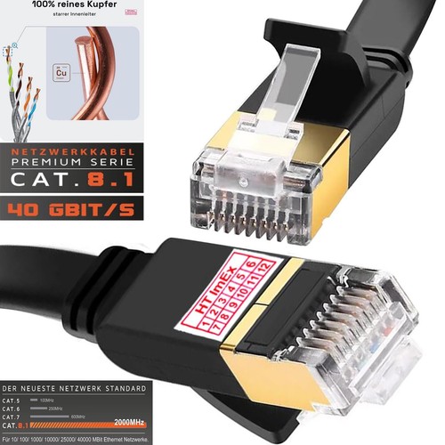 Cat8 lan rj45 netzwerkkabel - cat8,