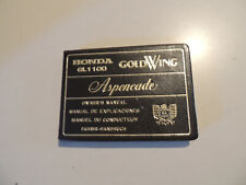  Honda GL 1100 Aspencade Fahrerhandbuch owner s manual manuel du conducteur