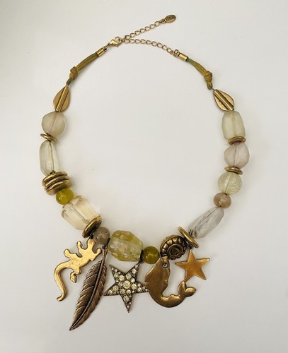 Oversize charm halskette - oversize,