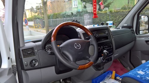 Holzlenkrad mercedes w906 - holzlenkrad,