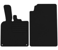 Veloursfußmatten für Smart ForTwo II 451 Bj. 2007 - 2015 Mit Absatzschoner BASIC