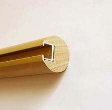 100 cm Holzstange eiche hell