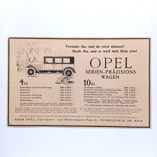1926 opel ps automobil - 1926, 10