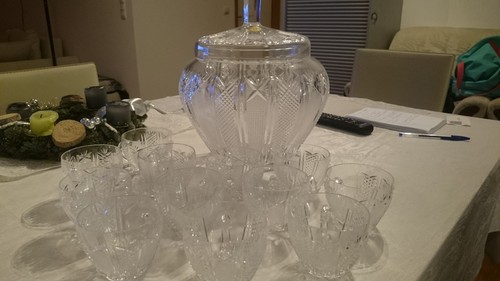Bowleset bleikristall mit - cd,