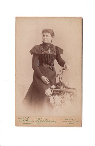 Cdv foto damenportrait - cdv,