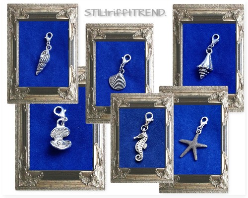 Charm anhänger muschel - charm, perle