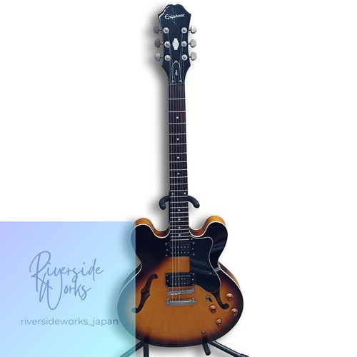 Epiphone semi hollow dot - semi-hollow, dot/vs