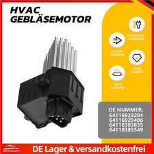 Lüfterwiderstand Gebläse