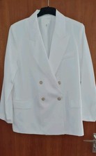 H&M Blazer Creme Viskose Mix