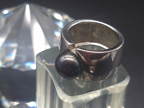 Eleganter breiter ring - eleganter,