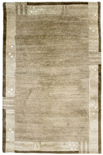Modern carpet hand knotted