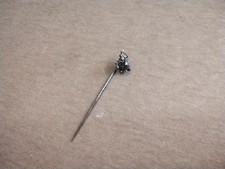 Krawattennadel Fliege Granat