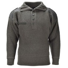 Mil-Tec Markenpullover Österreichisches Bundesheer Stil Alpenpullover Strick Herren oliv od Wolle