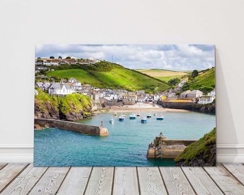 Port isaac hafen - hafen, meerblick