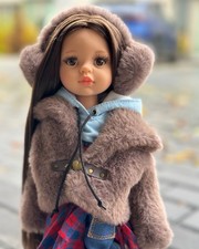 Fashionista Puppe Carol Paola Reina 32 Cm langen braunen Haaren Neu