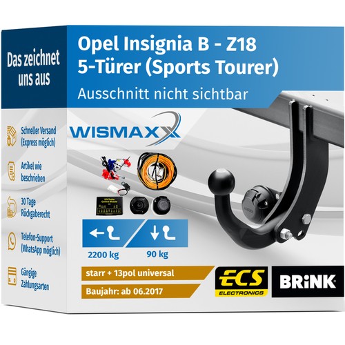 Ahk für opel insignia - für, b