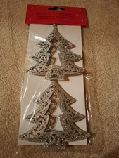 Baumbehang Metall Baum Silber