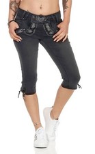 Damen Capri Jeans Shorts