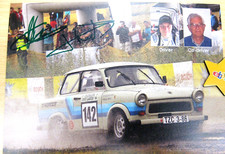 Rallye Autogrammkarte TRABANT RS 800 Oliver Hermans  Galle Kissling Replica 635