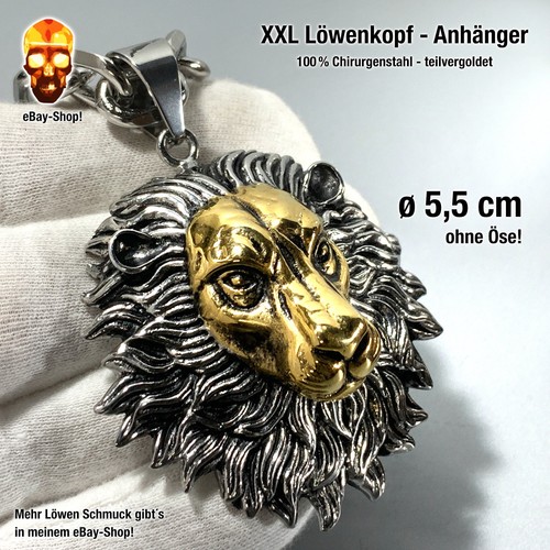 Löwe anhänger kt - 18,