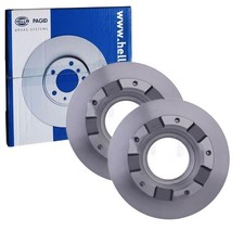 2x HELLA PAGID BREMSSCHEIBEN Ø280mm HINTEN passend für FORD TRANSIT 54591