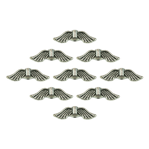 Flügelperlen 21x6 5x2 - flügelperlen, 21x6,5x2,5mm