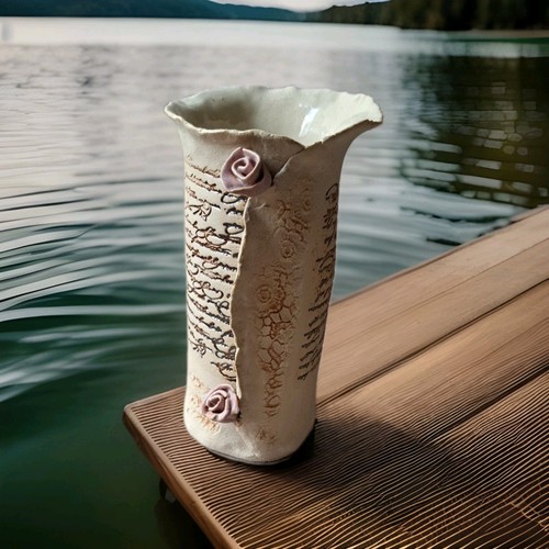 Vase keramik landhausstil - vase,