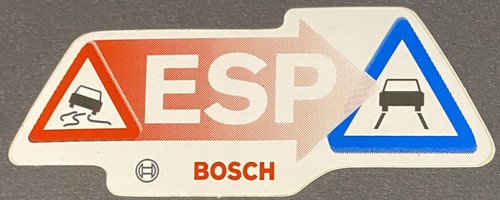 Aufkleber sticker bosch esp - aufkleber/sticker:,