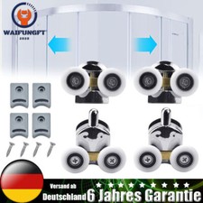 4PCS 23mm Duschtür Rollen Ersatzteile Ruhig Dusche Schiebetür Rollen Dauerhaft