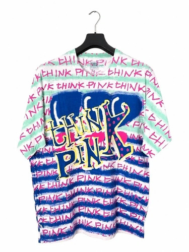 Vintage shirt think pink - think,